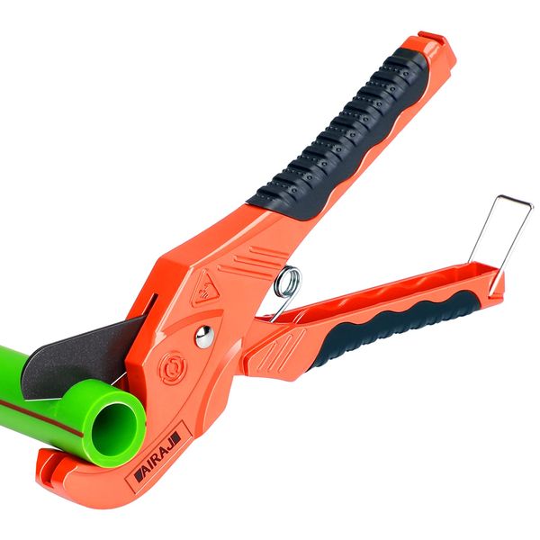 AIRAJ Plastic Pipe Cutter, PVC Pipe Cutter for Cutting Outer Diameter Up to 33 mm PEX, PVC and PPR Plastic Pipe, High Quality Pipe Cutters for Home, Maintenance Workers