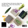 Mens Soap Bars Organic Soap Set - Mens Bar Soap - 4 Natural Bar with Sisal Exfoliating Soap Bag, Handmade Soap Herbal Raw Soap Pack, Exfoliating Natural Soap for Men, Moisturizing Scented Bath Soap