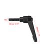 5pcs M6 x 20mm Handle Adjustable Clamping Lever Thread Male Threaded Stud
