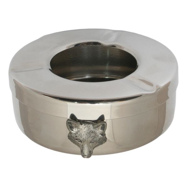 Fox Head Ashtray Round Windproof With FREE ENGRAVING Gift 141