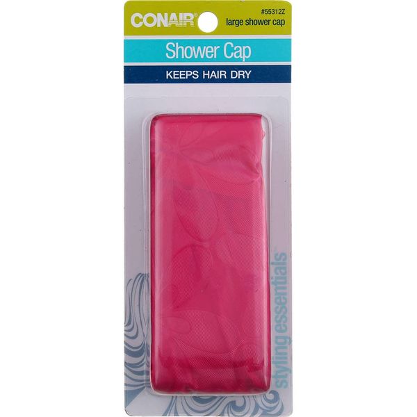 Conair Large Shower cap, Assorted Colors, 4.2 Oz