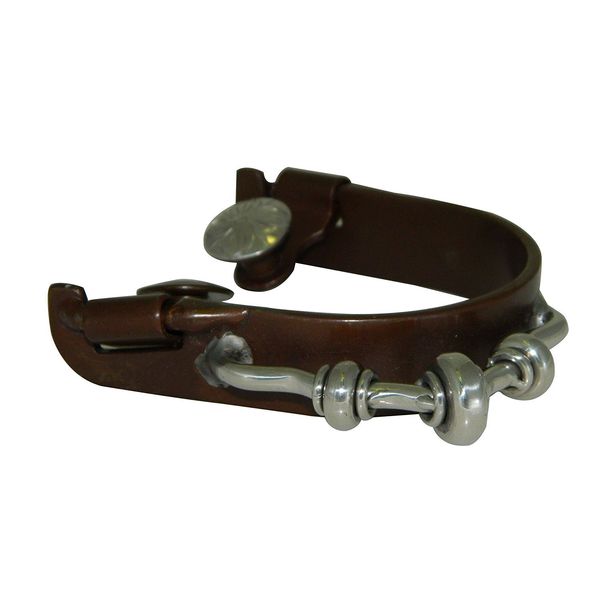 Metalab Smooth Rowel Bumper Spur BRN