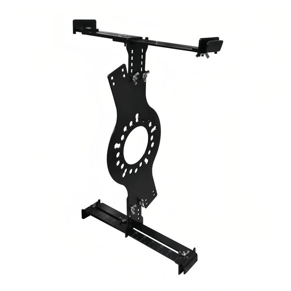 Lskioer Wheel Offset Measuring Tool, 5-Lug Wheel Bolt Pattern Simulator Tire/Rim Fit Size Measuring Mockup Tools(14"-22" 5-Lug Pattern)
