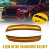 For 2015-2023 Chrysler 300 Front Bumper Side Marker Lights Amber Left & Right 2X