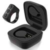 Fingertip Bluetooth Remote Control TIK TOK Wireless Page Turner TYUOBOX Camera Remote Shutter Selfie Button Controller with Charging Case for iPhone Android Ipad Cell Phone (Black)