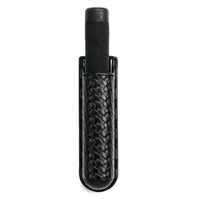 Uncle Mike's Mirage Basketweave Duty Molded Asp Baton Injection Holder, Black