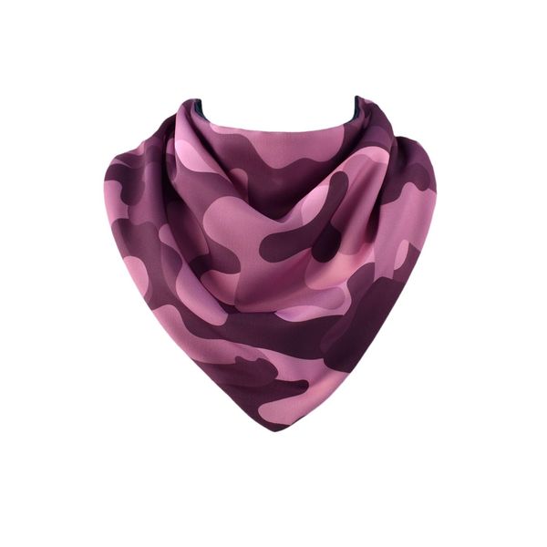 Care Designs Bandana Bib for Kids 4+ Years, Special Needs Waterproof Bibs, Suitable for Children and Teens, Adjustable Neck Size, Soft Feel (Pink Camo)