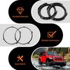 Aspaton 7 Inch Headlight Mount Bracket Retaining Bracket Ring kit Compatible with Wrangler JK Models 2007-2018 Front Left&Right Black