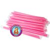 PINK 8" Boba Bubble Tea Straws by Buddha Bubbles Boba 50 Count