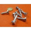 Zinc Hex Head Lag Screw 7/16 Hex Size 1/4 Thread x 1.00" Length, 100 pcs