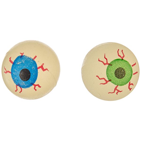 Glow in the Dark Halloween EYE Ball Bouncy Balls 32 Mm Size Eyeballs - 12ct