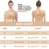 iMucci Professional Beige Clear Back Bra NO Sponge Backless Bra for Ballet Equipment Dance