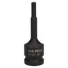 M6 x 78mm Spline Bit Triple Square Impacted Extra Long 1/2” Drive Male Socket