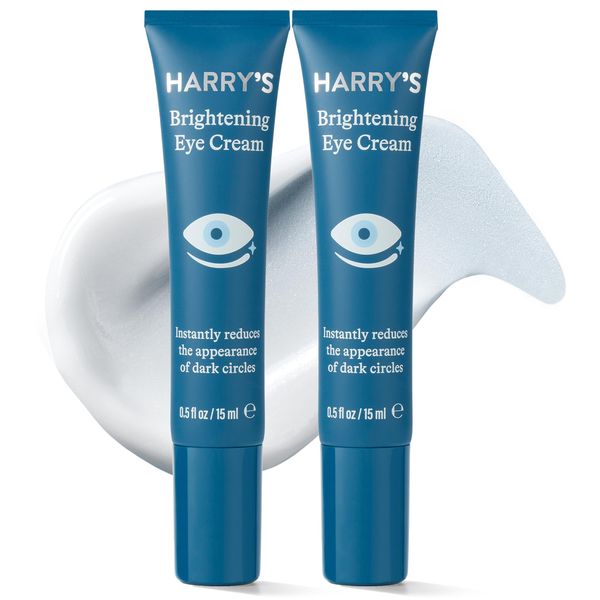 Harry's Brightening Under Eye Cream for Dark Circles, 15ml, 2 Pack