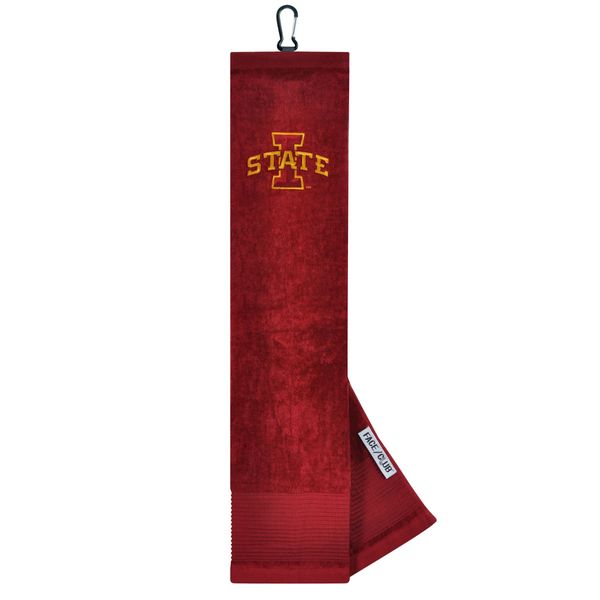 Team Effort Iowa State Cyclones Face/Club Embroidered Towel