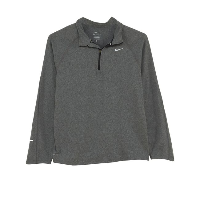 Nike Dri Fit Element  Running  Long Sleeve Tee Shirt  Big Kids Style : 425326