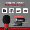 Pyle Addressable UHF 4 Channel Wireless Microphone System