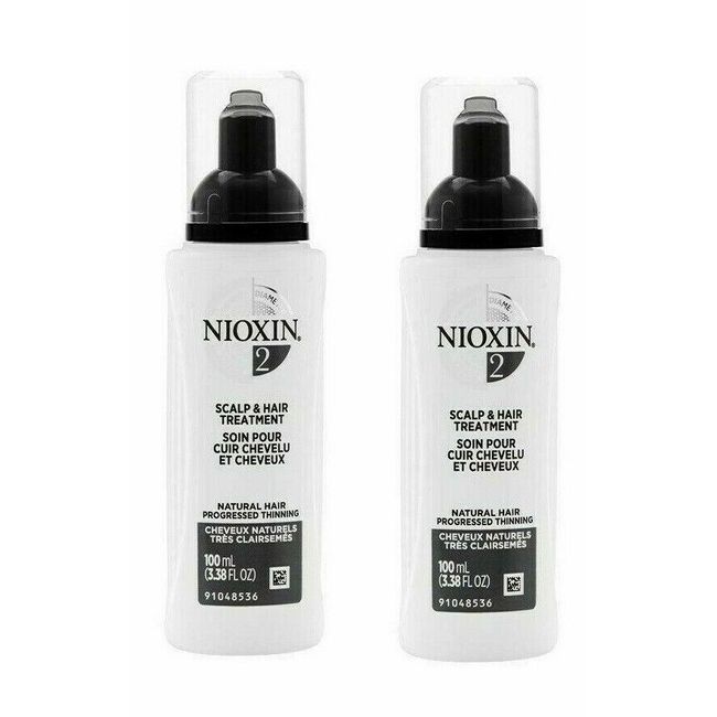 NIOXIN System 2 Scalp & Hair Treatment, 3.38 oz (2pack)