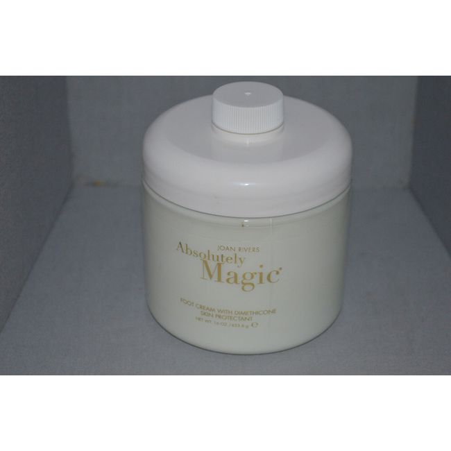 Joan Rivers Absolutely Magic Foot Cream With Dimethicone 16oz New Unboxed