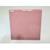 Carnation Pink Ceramic Tile 4.25 in Subway Square Mid Century Modern