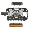 Exustar Clip-On Halb-Klickpedal, Silber/Schwarz, 311807