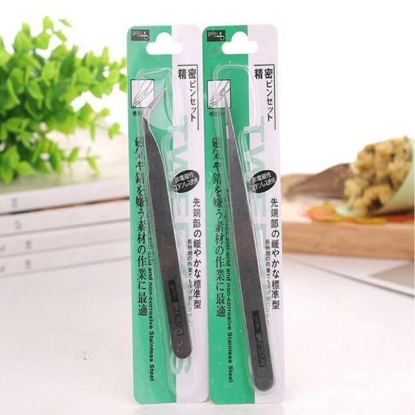 [OF4KM093] Multipurpose stainless steel ultra-precision tweezers work tool curved type 2 types