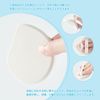 Multi-functional Wet Makeup Sponge Puff 2 Piece Makeup Sponge Foundation Spun Type Smooth Storage Case Fluffy (White)
