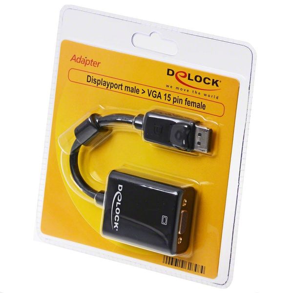 DisplayPort > VGA Adapter Delock