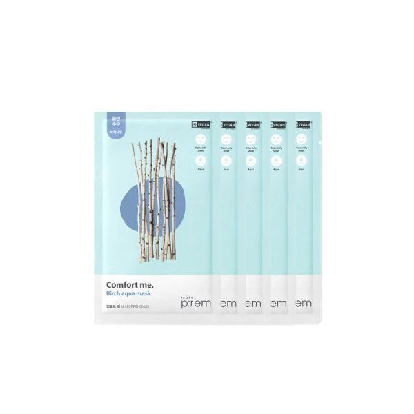 [Genuine Guarantee] Makeprem Comfort Me Birch Aqua Mask 5EA - Recommended