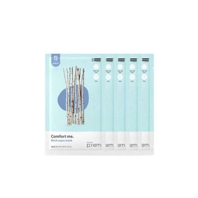 [Genuine Guarantee] Makeprem Comfort Me Birch Aqua Mask 5EA - Recommended