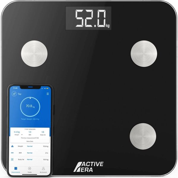 Smart Scale Body Fat Scale Bluetooth Scale With Free Smartphone App Compatibilit