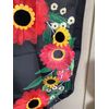 Welcome Wreath appliqué House Flag