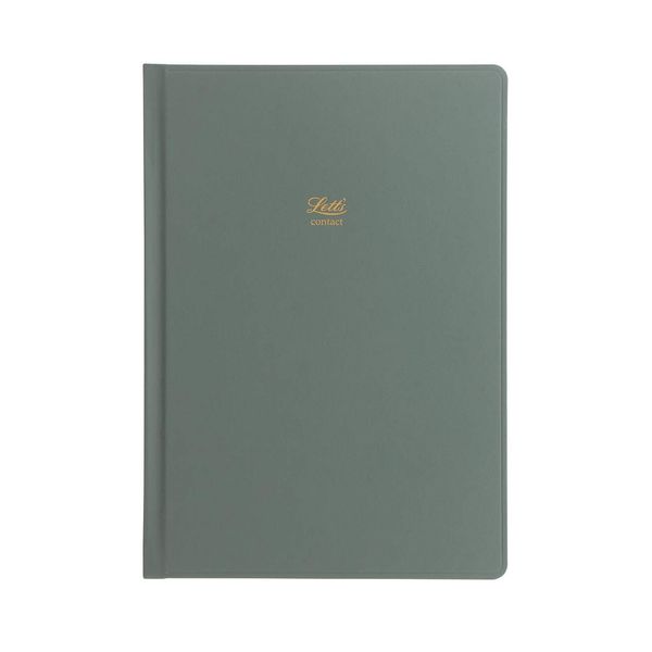 Letts of London Icon A5 Address Book Green