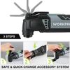 WORKPRO Oscillating Multitool Saw Tool Set with Replaceable Saw Blade Set