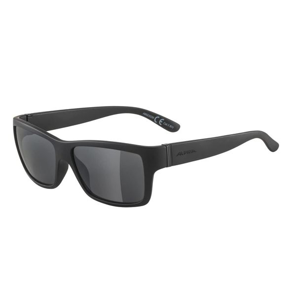 ALPINA KACEY - Verspiegelte und Bruchsichere Sonnenbrille Mit 100% UV-Schutz Für Erwachsene, all black matt, One Size
