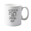 Flox Creative 10 oz Ceramic Mug My Son Has Amazing Mum Back Both Sides