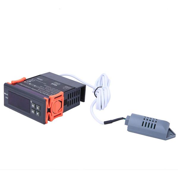 Digital Air Humidity Controller WH8040 Range 1%-99% RH HM-40 High Accuracy Sensor AC for Humidifier Dehumidifier with Temperature Sensor Probe
