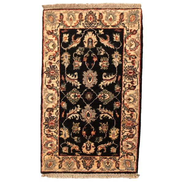 104 x 63 cm | Vintage Handmade Afghan Carpet Door Mat, Small Oriental Wool Rug