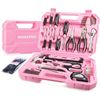 WORKPRO Pink Household Home Tool Kit, 258PCS Portable Complete Hand Tools NEW