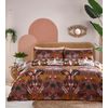 furn. Kaihalu Duvet Cover Set - Single - Cocoaberry