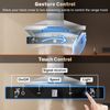 24 Inch Wall Mount Range Hood 450CFM Gesture Sensing & Touch Control 3 Speed Fan