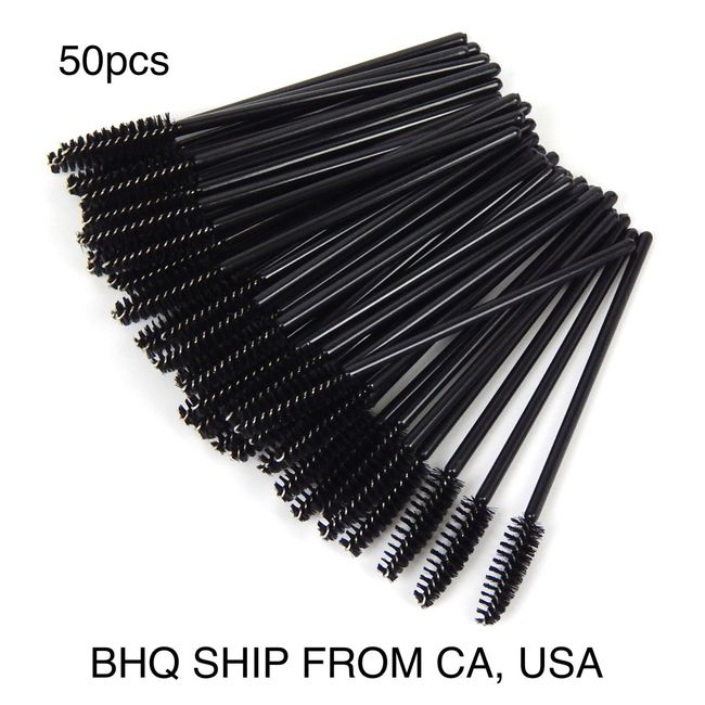 50pcs Disposable Mascara Wands Applicator Tinting Brushes For Eyelash Extension