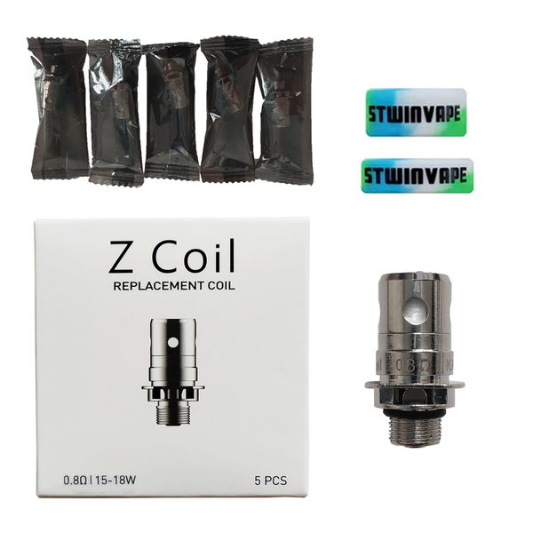 for INNOKIN Z Coil Replacement Coils 0.8ohm Zlide Coil for Zenith II Pro D22 Tank Kroma A R Z Pod Adept Zlide Tube Cool Fire Mini Z50 Z80 Vape Kit Pack of 5