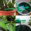 Automatic Micro Drip Irrigation Kit Watering Timer Irrigation Controller Watering System for Indoor Plants, Green