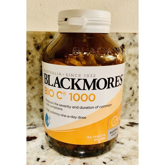 Blackmores Bio C 1000mg 150 Tablets Vitamin C. EXP: 11/07/24