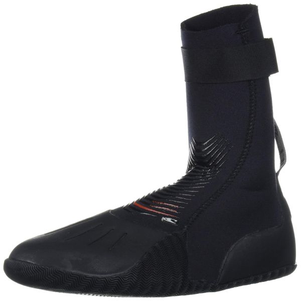 O'Neill Heat 3mm Round Toe Booties, Black, 13