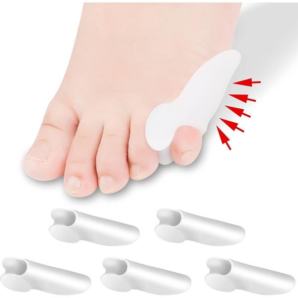 Pinky Toe Separator,Gel Bunionette Protector DYKOOK 6 PCS Tailors...