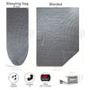 iClimb 3M Thinsulate Insulation Warm Camping Blanket Ultralight Compact (Light Grey)