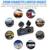 QC3.0 Dual USB Car Fast Charger, Cigarette Lighter Socket Adapter, LED Voltmeter