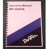 Dentron MT-2000A Instruction Manual - ring bound with protective covers!